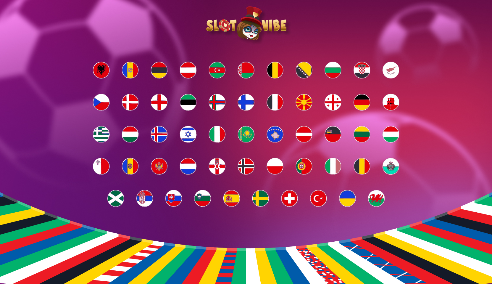 EURO 2024 tournament flags slotvibe