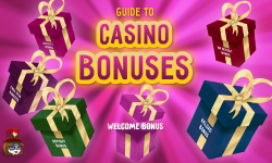Ultimate guide to casino bonuses, showcasing various bonus types like welcome, deposit, and free spins to enhance your SlotVibe casino experience.